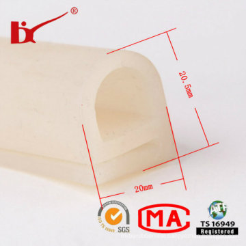 E Shaped Heat Resistant Clear Silicone Seal Strips